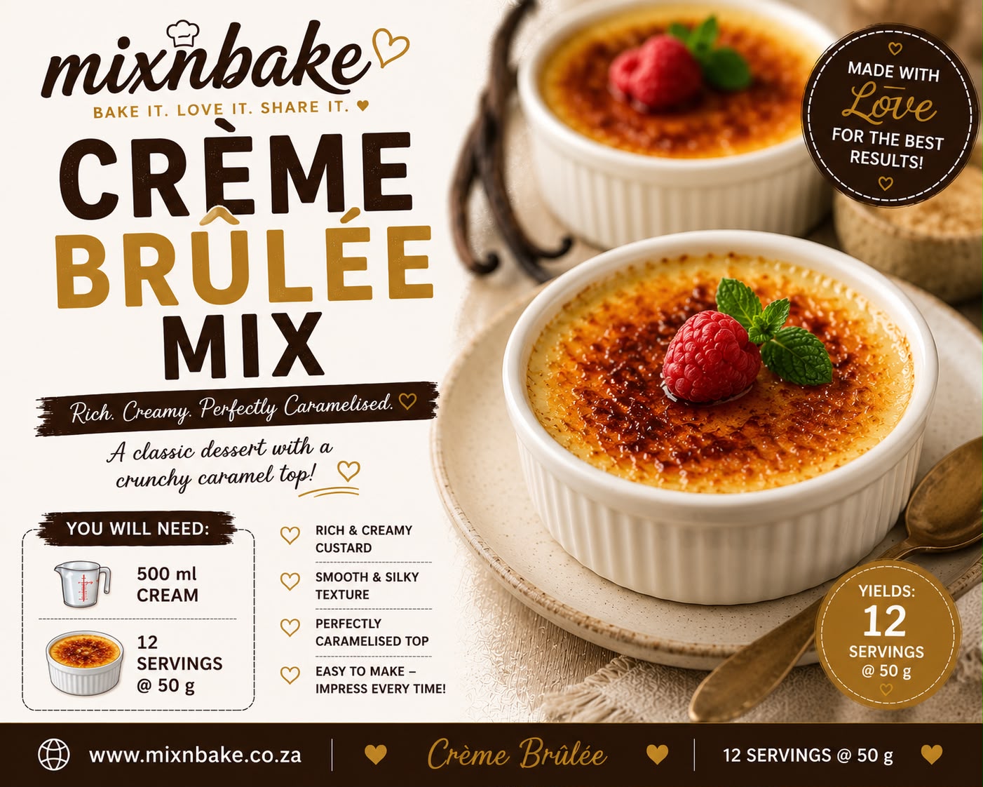 M&B Creme Brulee Mix