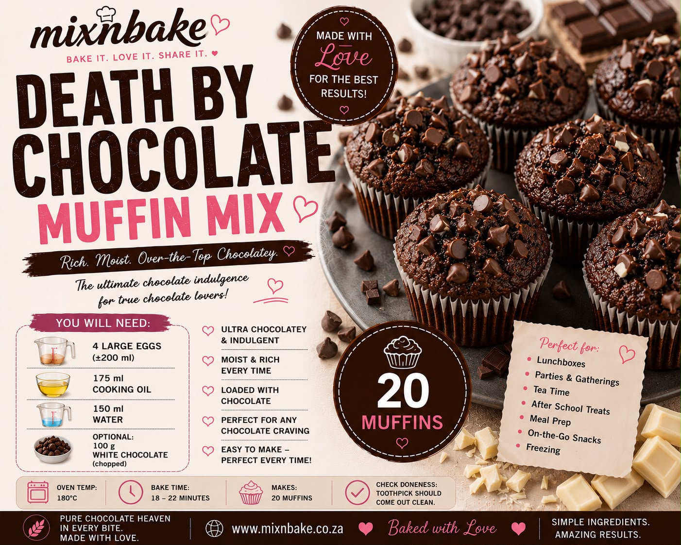 M&B Death by Chocolate Muffin