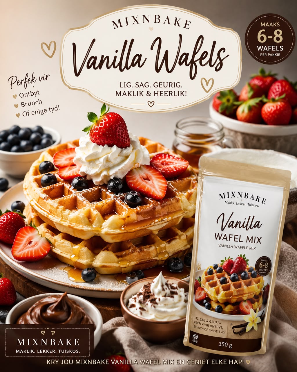M&B Vanilla Waffle Mix